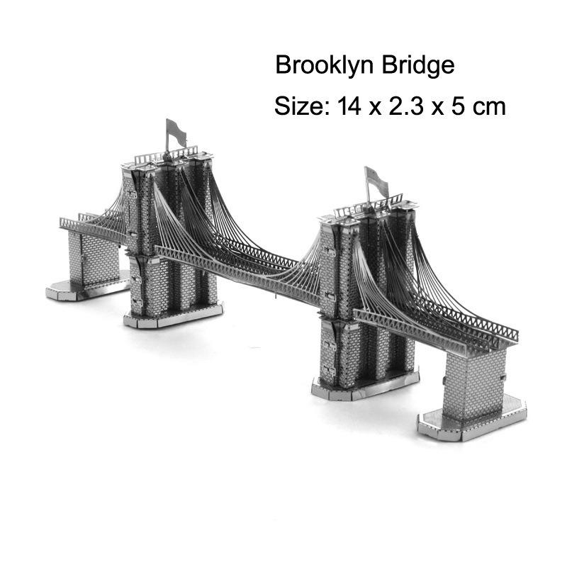 Mô Hình 3D Kim Loại Tự Lắp Ráp Công Trình Kiến Trúc Thế Giới