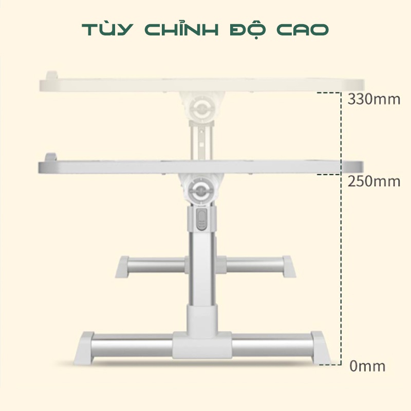 Bàn học gấp gọn học sinh , sinh viên có đế tản nhiệt hàng chính hãng