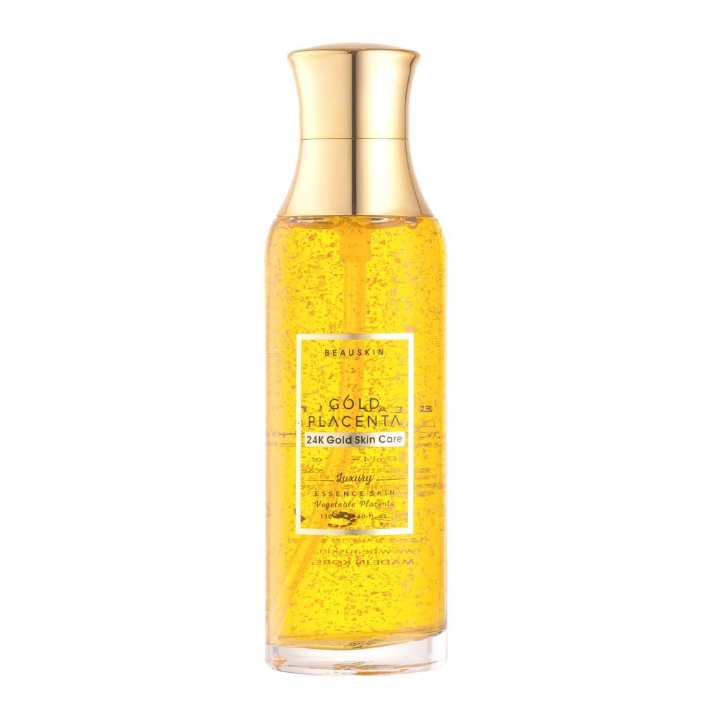 Nước Hoa Hồng BEAUSKIN Placenta Gold Luxury 24k 130ml Làm Sạch Da, Se Khít Lỗ Chân Lông - BSTN0700210