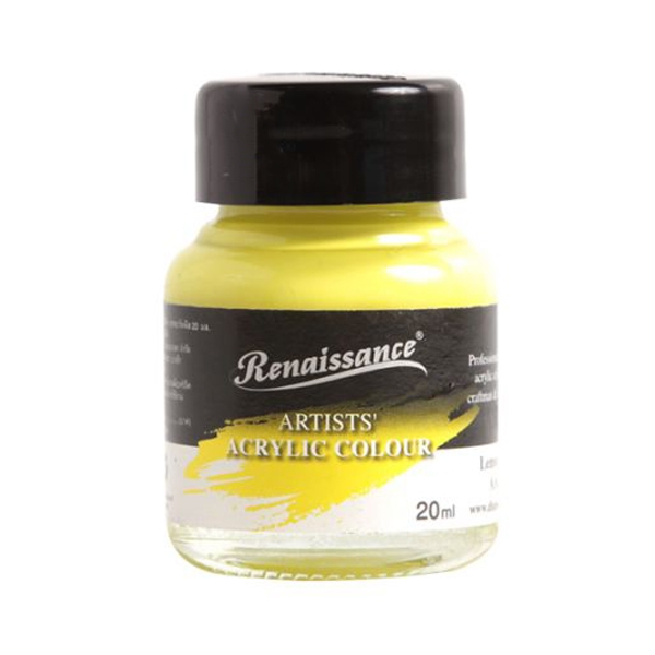 Màu Acrylic Renaissance 20ML Vàng Lemon #113