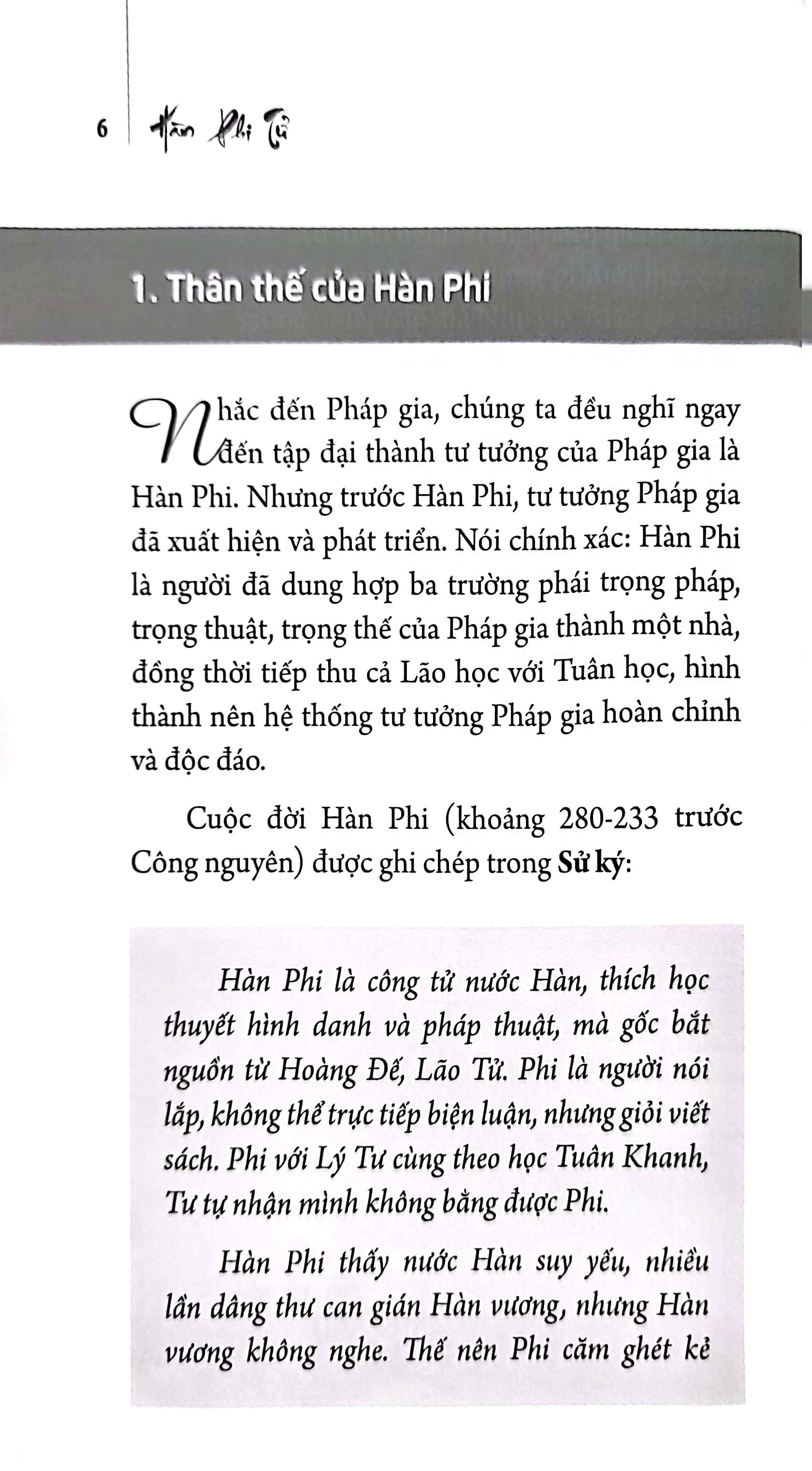 Sách - Hàn Phi Tử - Dĩ Pháp Vi Tôn