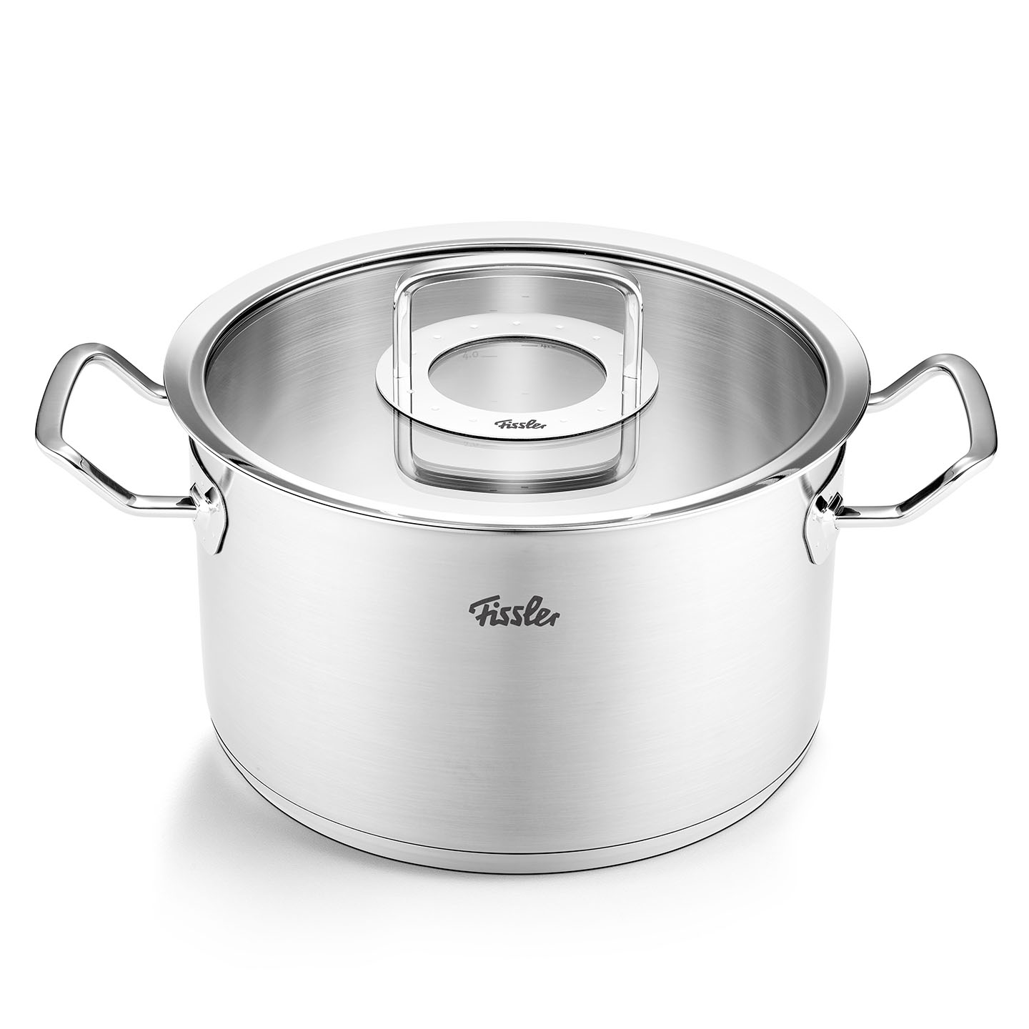 Bộ nồi 4 món Fissler Original-Profi nắp kính kèm chảo-Hàng chính hãng