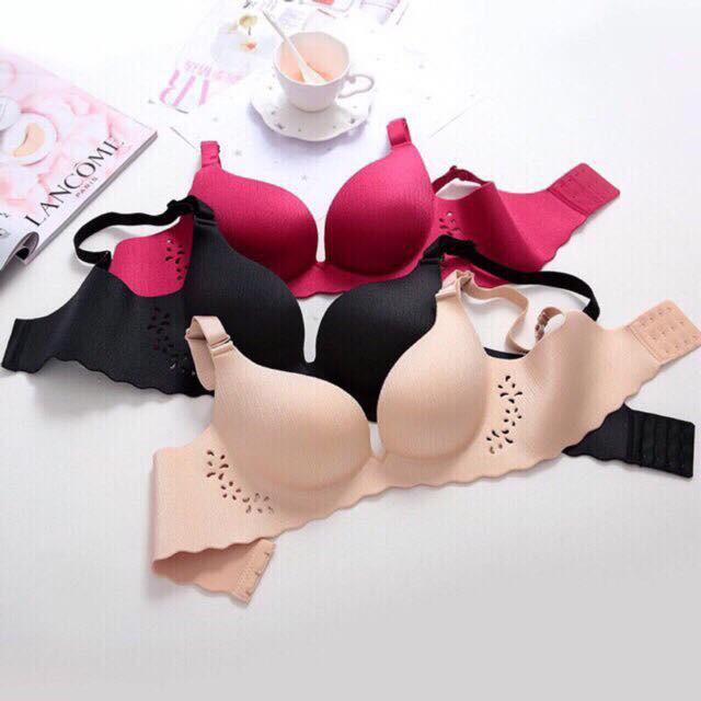 ÁO LÓT ĐÚC HOA KHÔNG GỌNG mã 6819, cực đẹp đệm bàn tay siêu nâng ngực