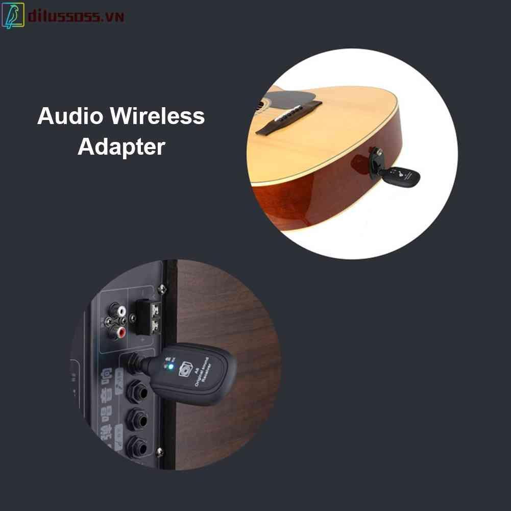 Bộ Nhận Tín Hiệu Âm Thanh Không Dây A8 UHF Cho Đàn Guitar Điện