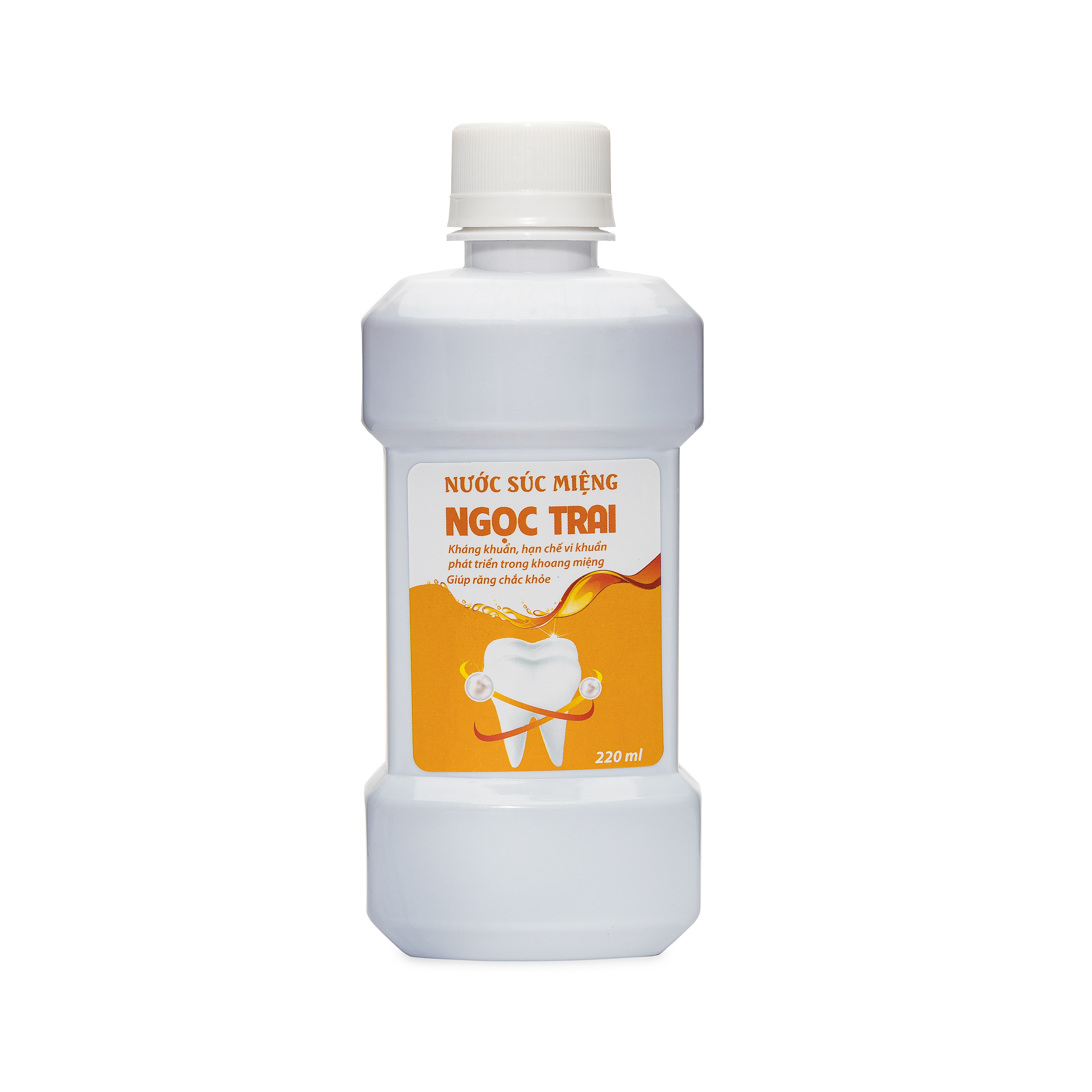 Nước súc miệng Ngọc Trai MT Pharco thảo dược giảm hôi miệng, kháng khuẩn 220ml