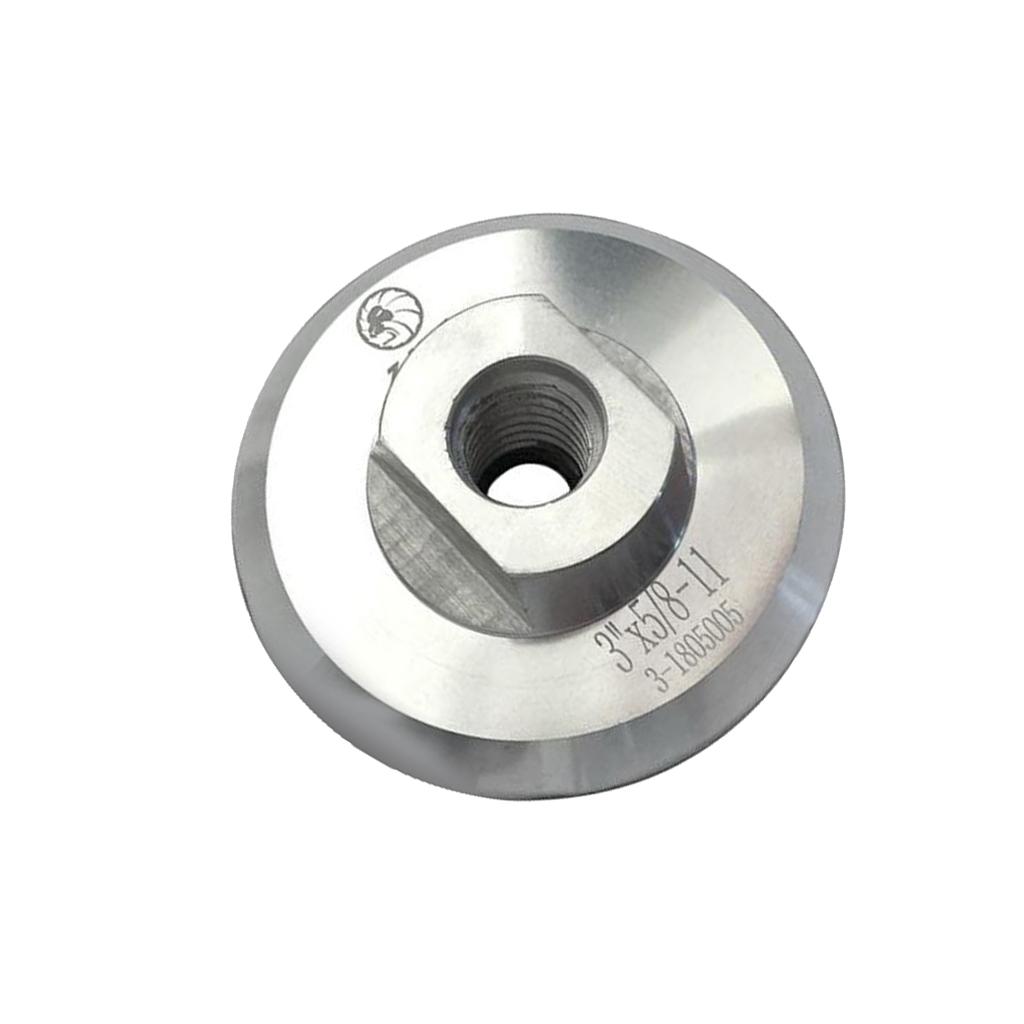 Aluminum Back Holder For Diamond Polishing Pads 5/8"-11 Thread