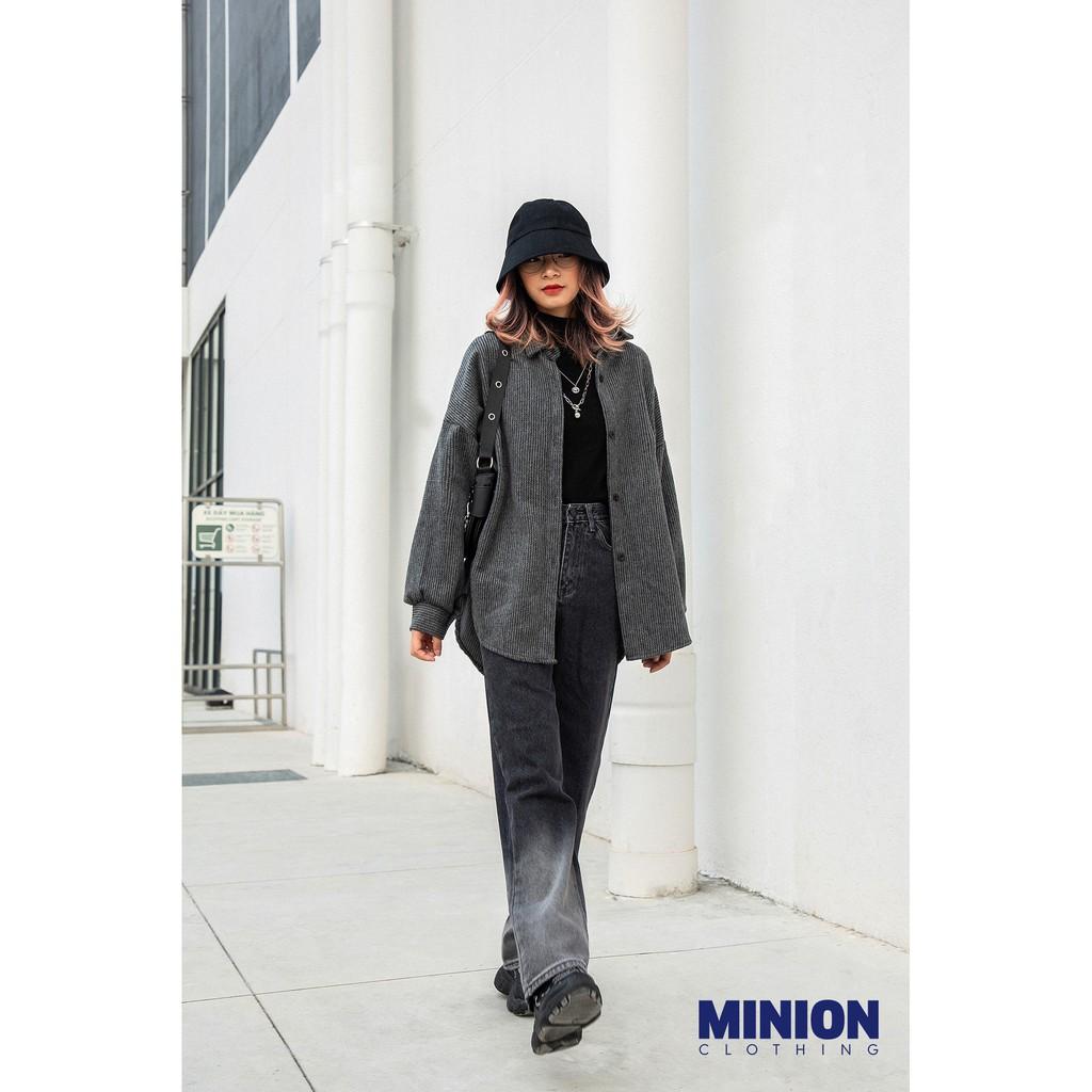 Áo thun giữ nhiệt MINION CLOTHING cổ 3cm dáng ôm phong cách Ulzzang Streetwear A2403