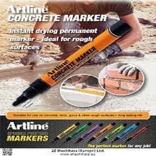 Bút viết vẽ trên bê tông Artline EKPR-CRM - Màu đen (Black)