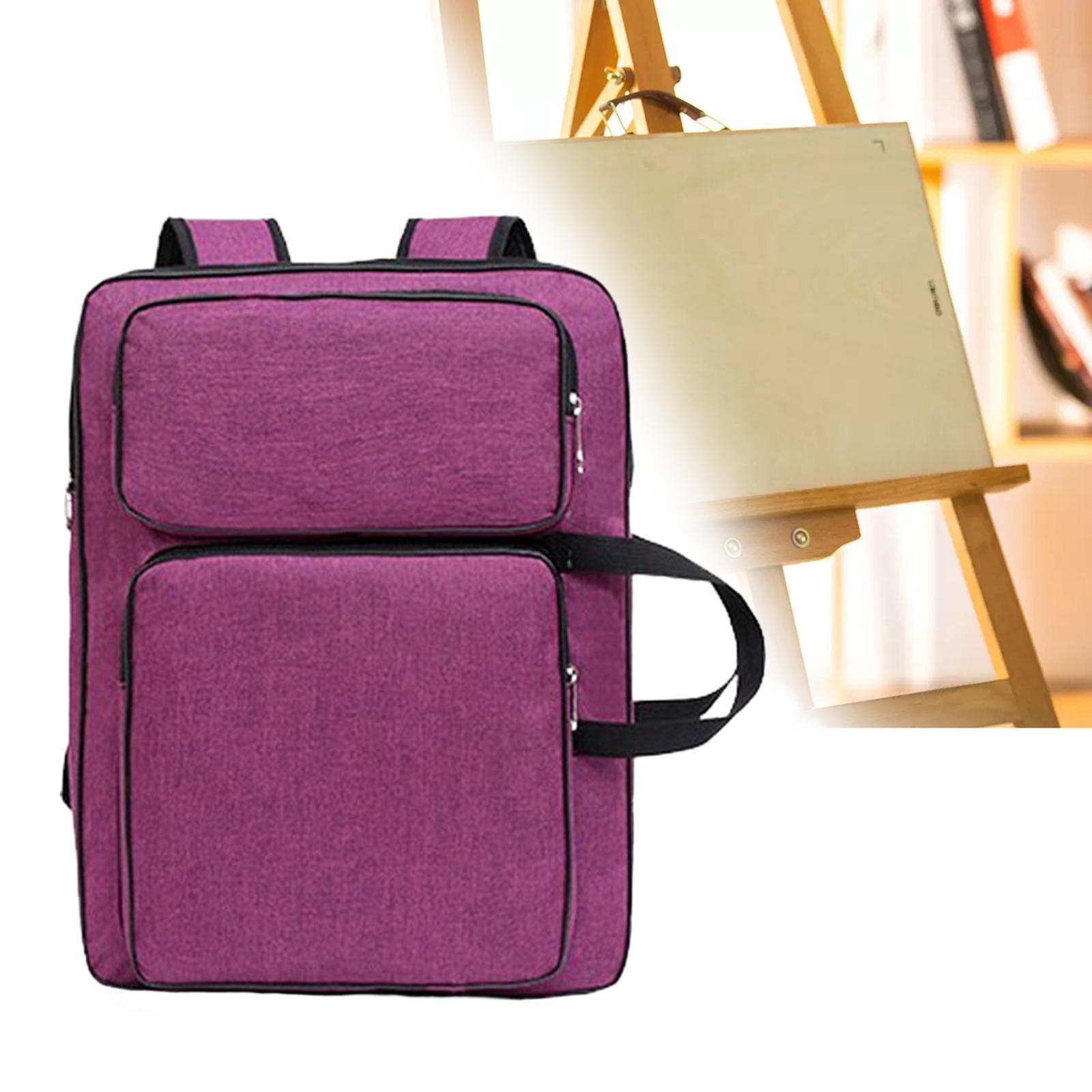 A3 Art Portfolio Case Tote Bag Water Resistant Art Supplies Artists Backpack