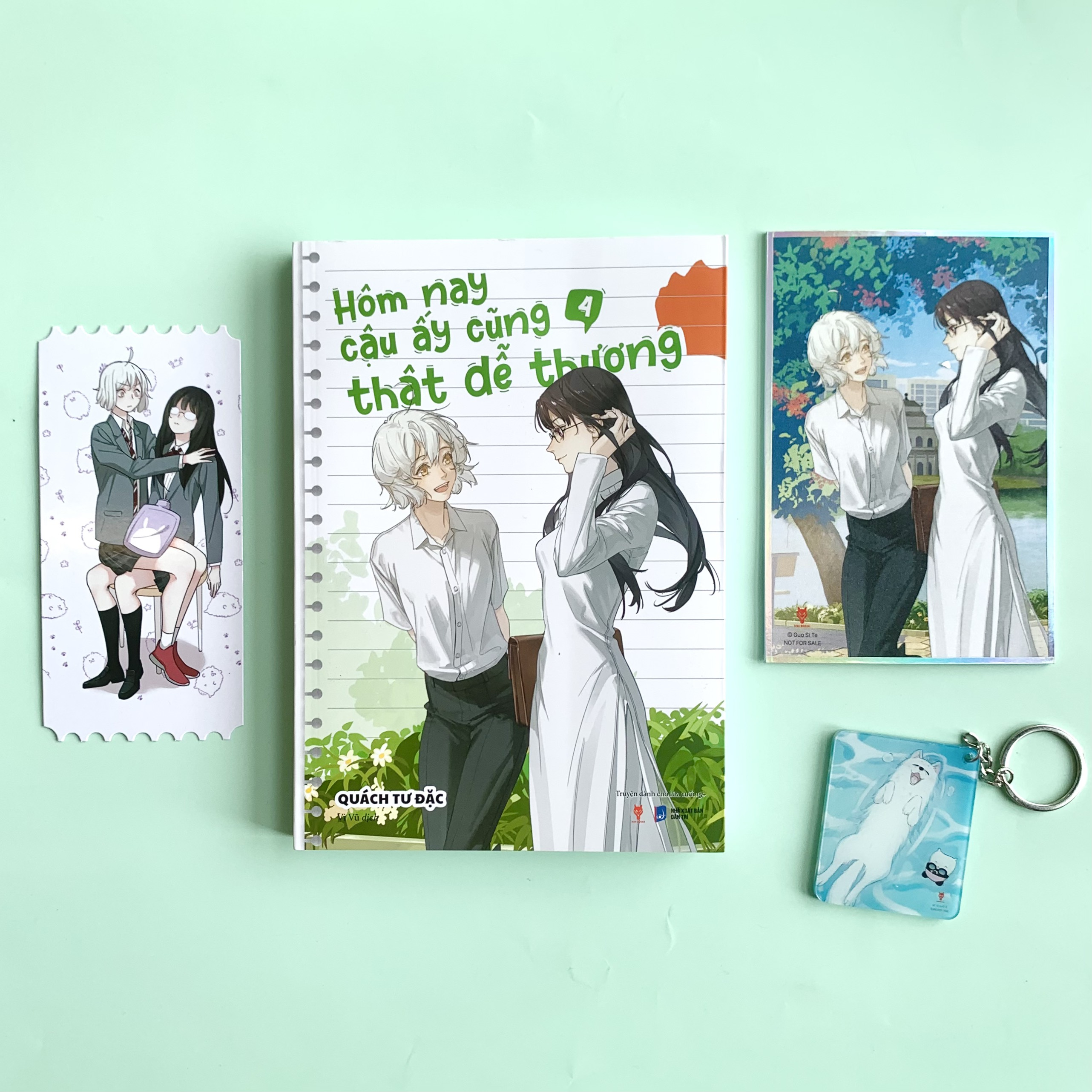 Hôm Nay Cậu Ấy Cũng Thật Dễ Thương - Tập 4 - Bản Đặc Biệt - Tặng Kèm Ticket Hologram + Shikishi Phủ Nhũ + Móc Khóa Acrylic