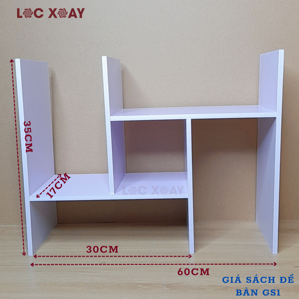 Kệ Sách Để Bàn Gỗ Nhựa GS1 Chống Nước An Toàn Thân Thiện Môi Trường Có Thể Điều Chỉnh Kích Thước