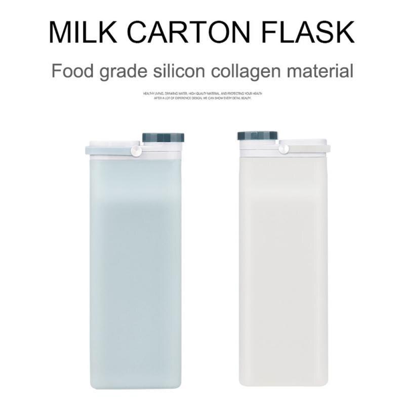 600ml Collapsible Silicone Drink Water Bottle Folding Kettle Cup Travel Sports Drink Water Bottle Kettle Outdoor