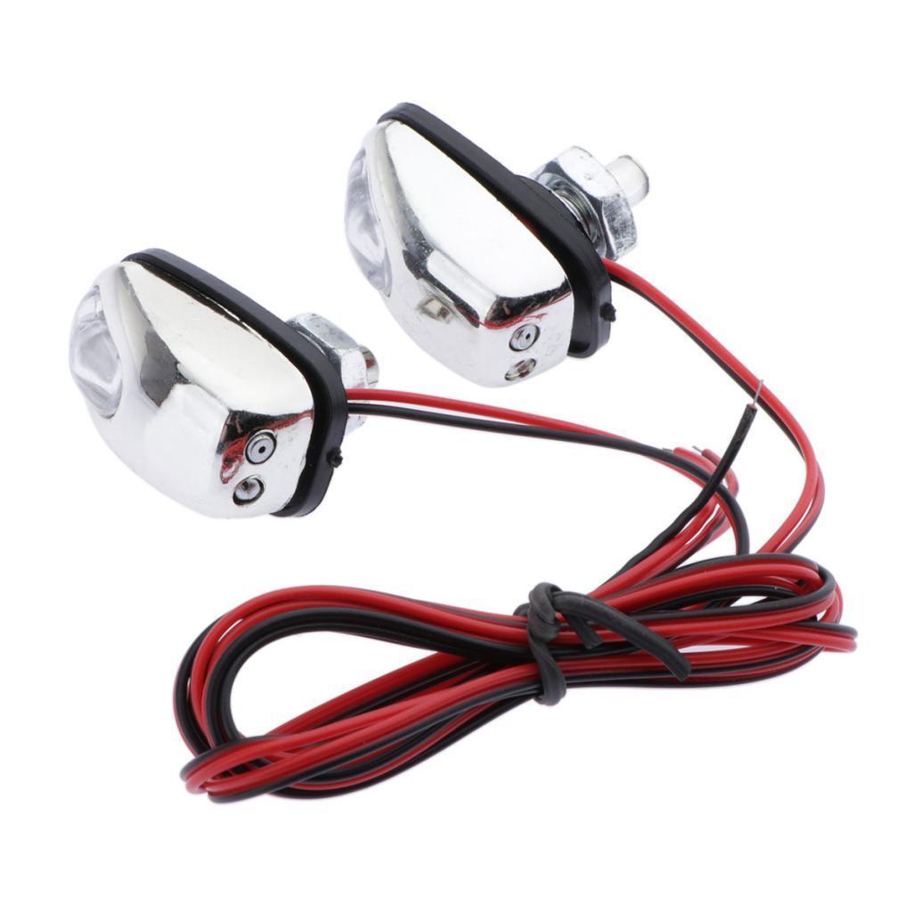 3-4pack 1 Windshield Spray Nozzle Wiper Washer With LED Light