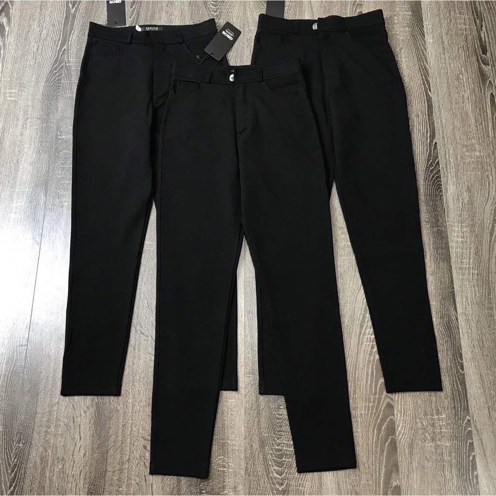 Combo 2 quần tregging OSOS Quần nữ CHẤT UMI cạp cao khóa đồng siêu co dãn không bai, không xù