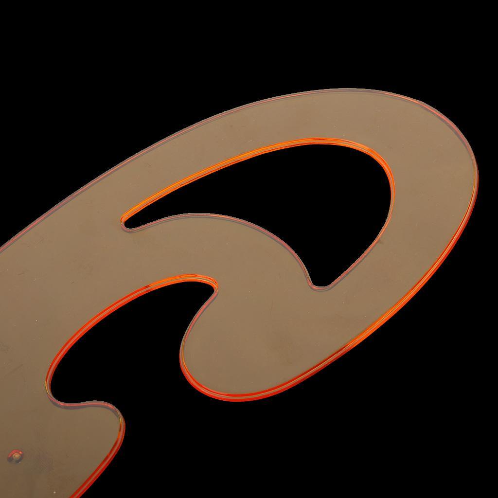 3 Pieces French Curve Drafting Drawing Templates Curved Edge Ruler Sewing Tools