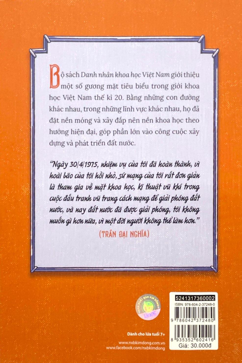 Sách - Danh Nhân Khoa Học Việt Nam - Trần Đại Nghĩa