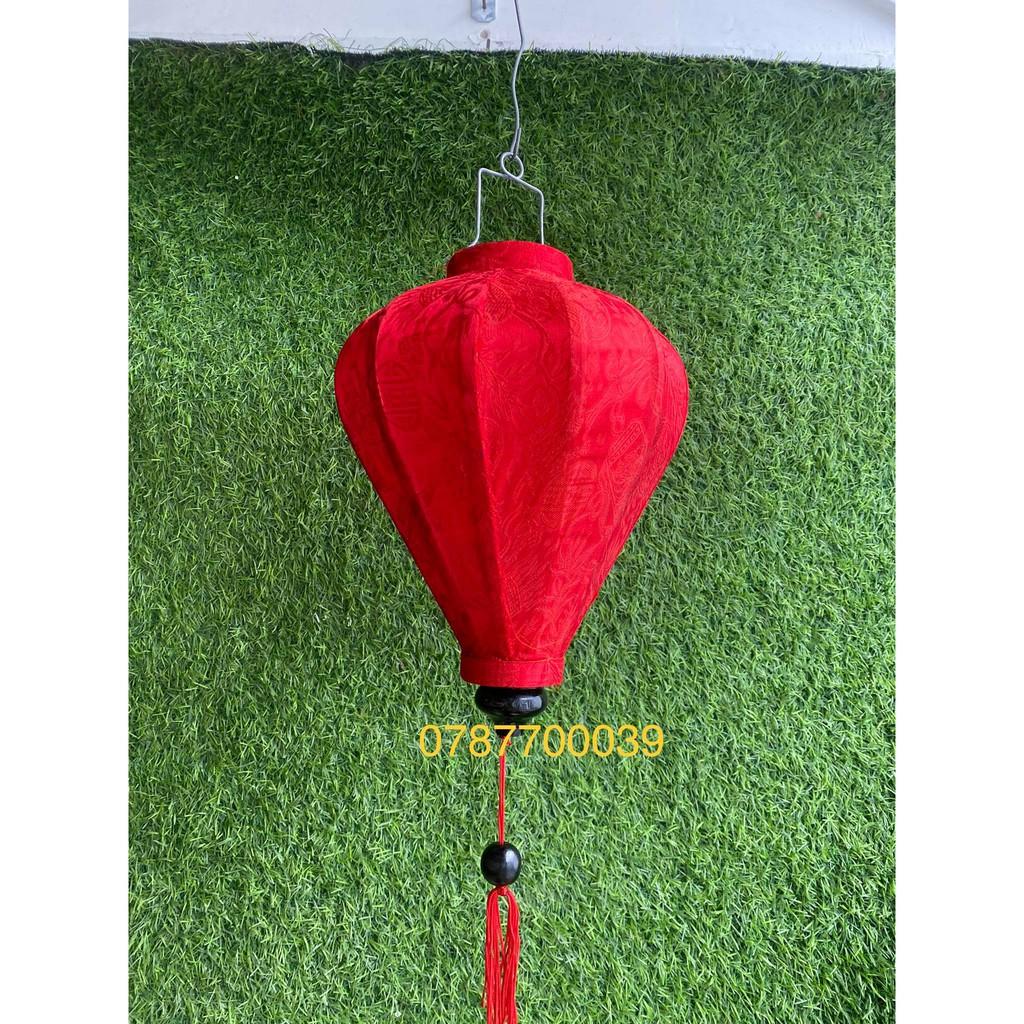 Đèn lồng Hội An gấm đỏ 10CM,20cm,30cm,45cm trang trí nhà, cửa hàng