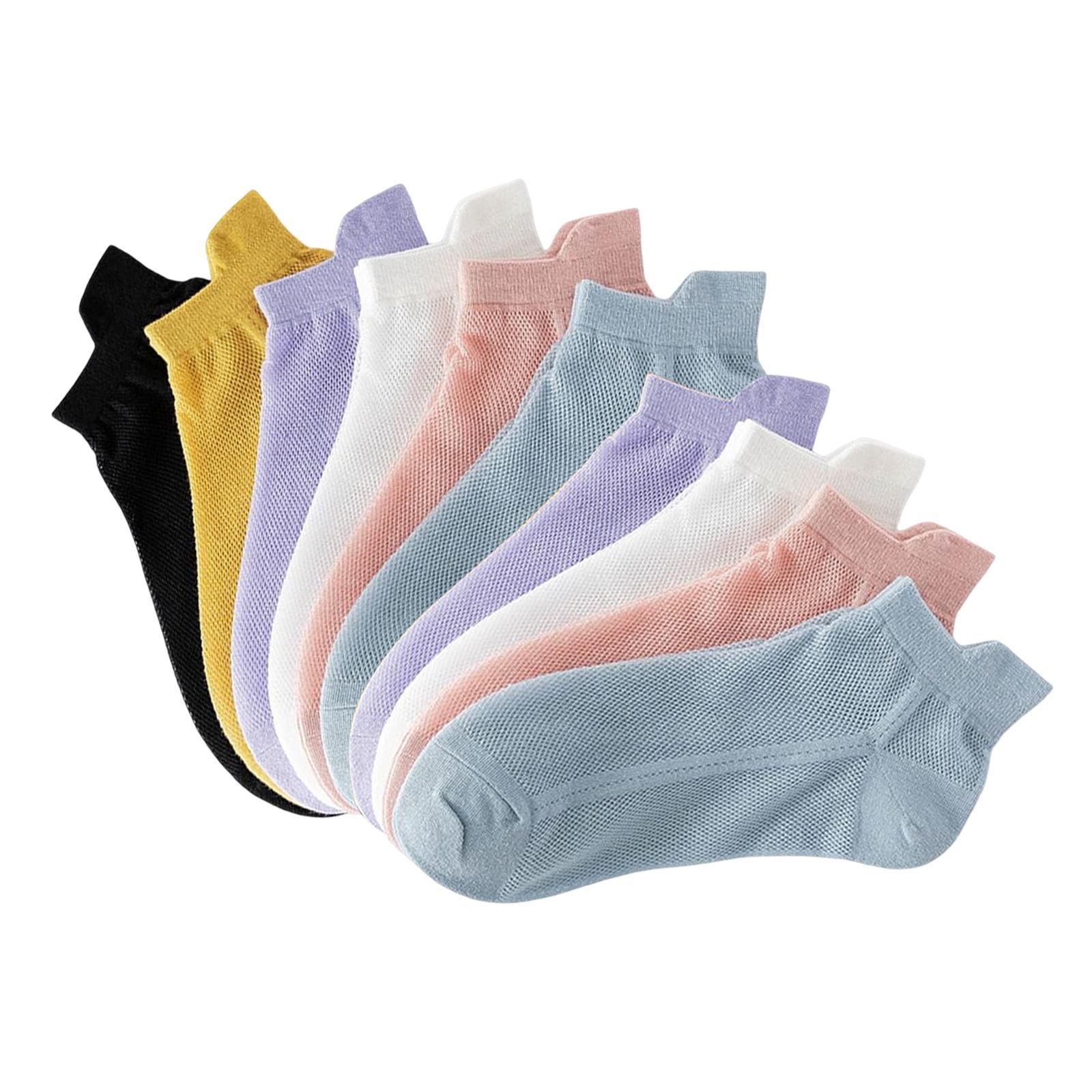 Ankle Boat Socks, Short Socks Hosiery Casual Socks, Multicolour Fashion, Invisible Sock No Show Socks for Outdoor Sports Indoor Trainer