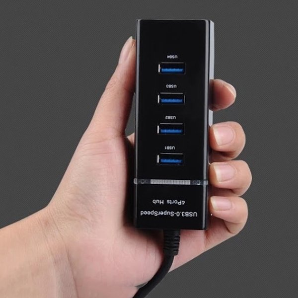 Bộ Chia, Hub Chia Cổng Usb 4 Port Tốc Độ Cao 3.0 Cho Laptop, PC