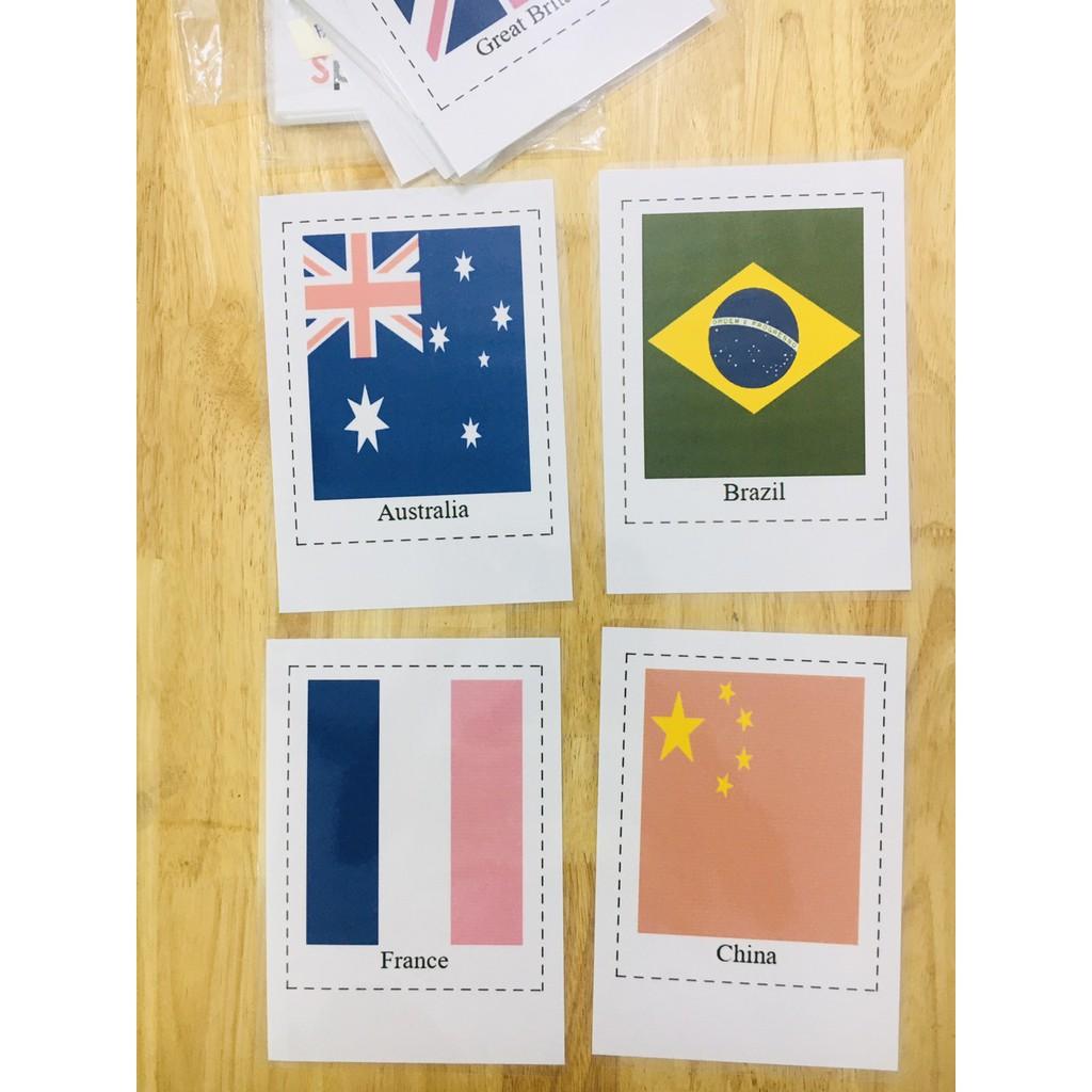 Flashcard bộ Lá cờ (Flags)