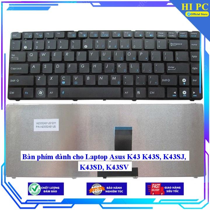 Bàn phím dành cho Laptop Asus K43 K43S K43SJ K43SD K43SV - Hàng Nhập Khẩu