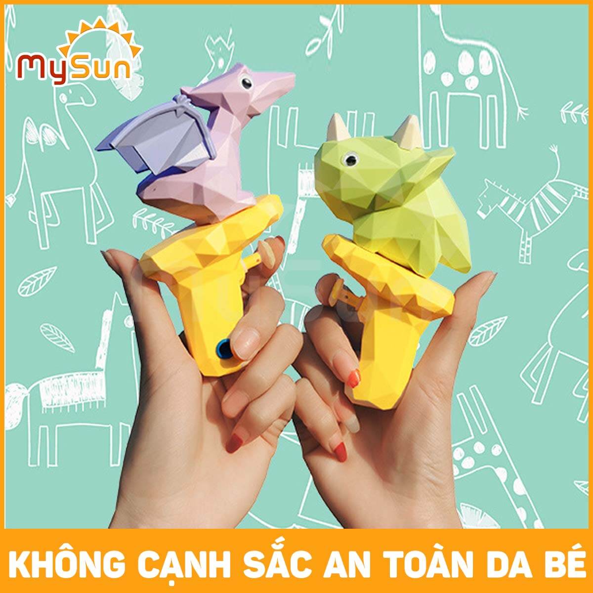 Súng nước đồ chơi khủng long trẻ em mini giá rẻ cho bé