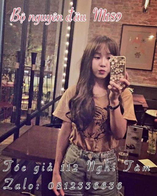 Tóc nguyên đầu xoăn đủ dáng đủ mầu
