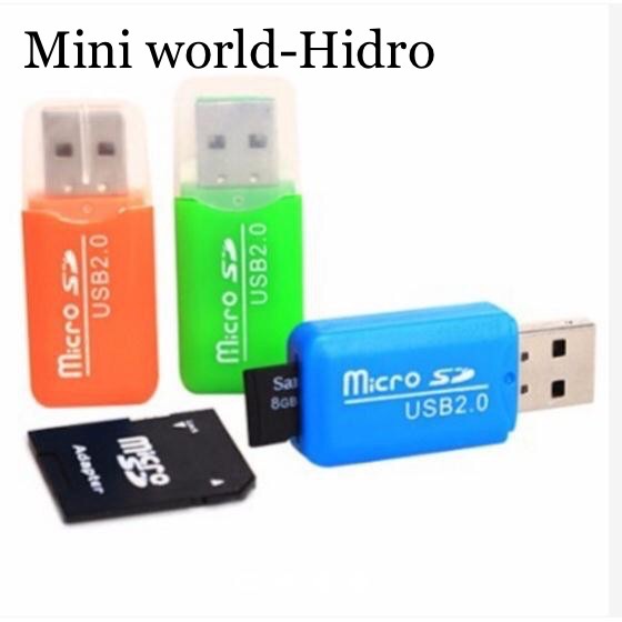 ￼Đầu đọc thẻ nhớ SD micro hình USB truyền dữ liệu hình ảnh từ thẻ nhớ qua máy tính