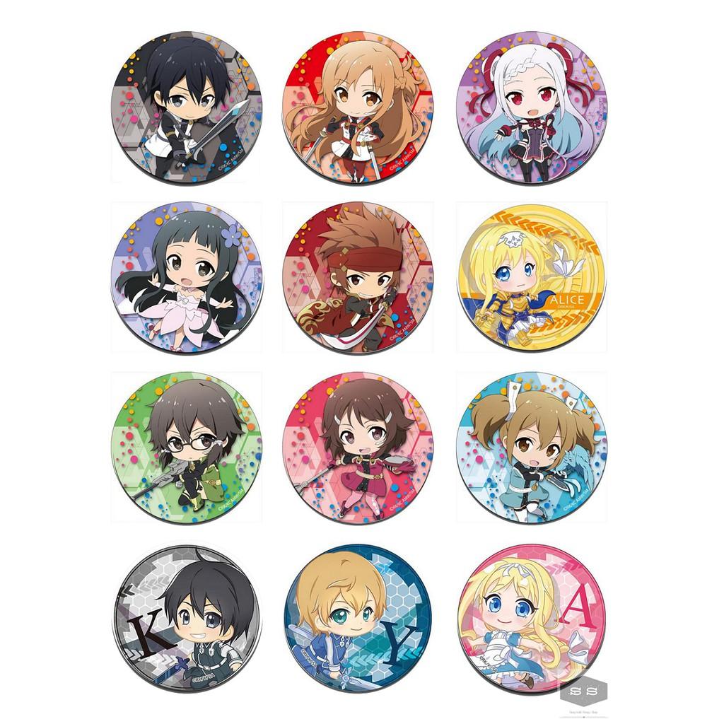 Huy hiệu Anime Sword Art Online - Đao Kiếm Thần Vực 5,8cm