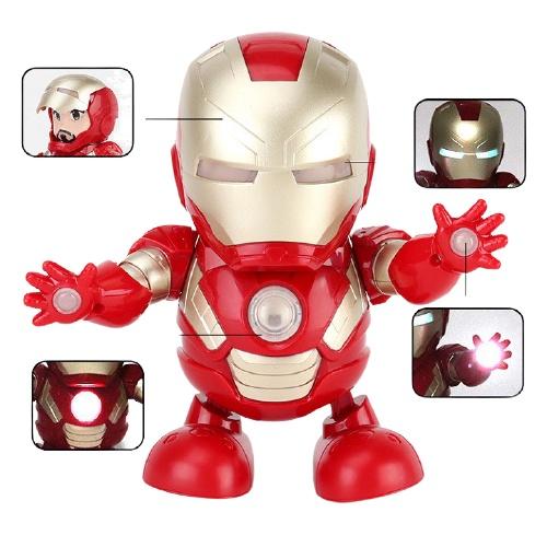 Đồ Chơi Siêu Nhân Iron Man Nhún Nhảy Theo Điệu Nhạc Vui Nhộn