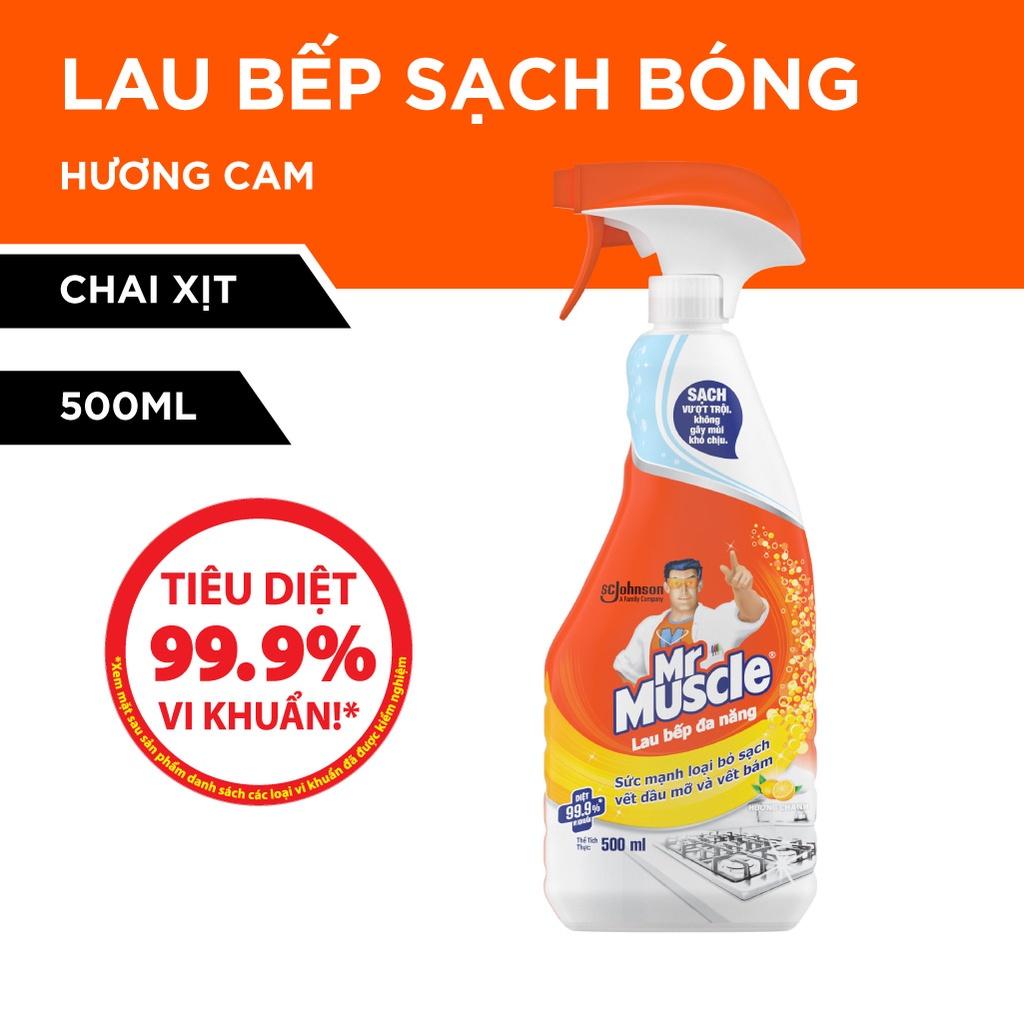 SHIP NHANHTẩy đa năng Mr Muscle hương cam 500ml-GIAO NHANH