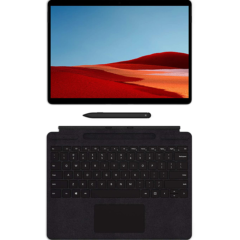 Microsoft Surface Pro X (13/ SQ1TM/ 8GB/ 256GB SSD/ WiFI + 4G LTE/ Keyboard + Slim Pen/ Black) - Hàng Nhập Khẩu