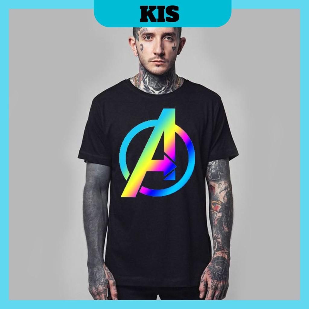 Áo Thun Phản Quang Logo Avenger 7M Cotton 75% Form Rộng Unisex Nam Nữ Rẻ Đẹp HaiHaiShop, Ken T-Shirt. KIS OFFICIAL