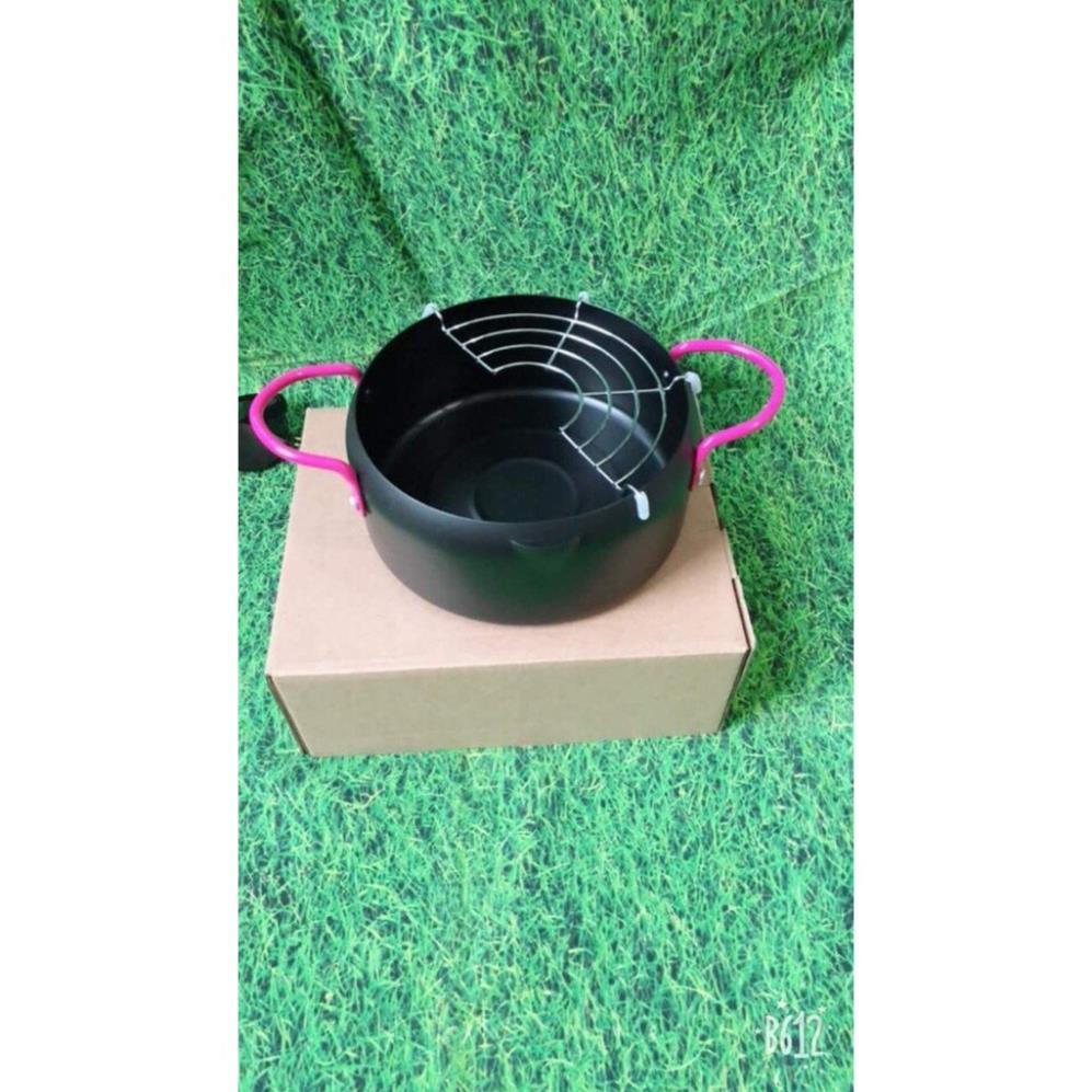 Nồi chiên có khay hứng dầu tiện dụng đa năng - phong cách Nhật