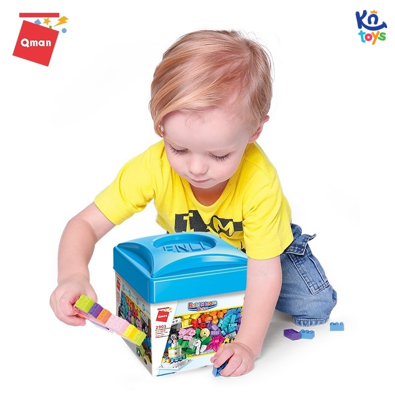 Đồ chơi xếp hình lắp ráp Qman 2901 - Hộp gạch sáng tạo cơ bản