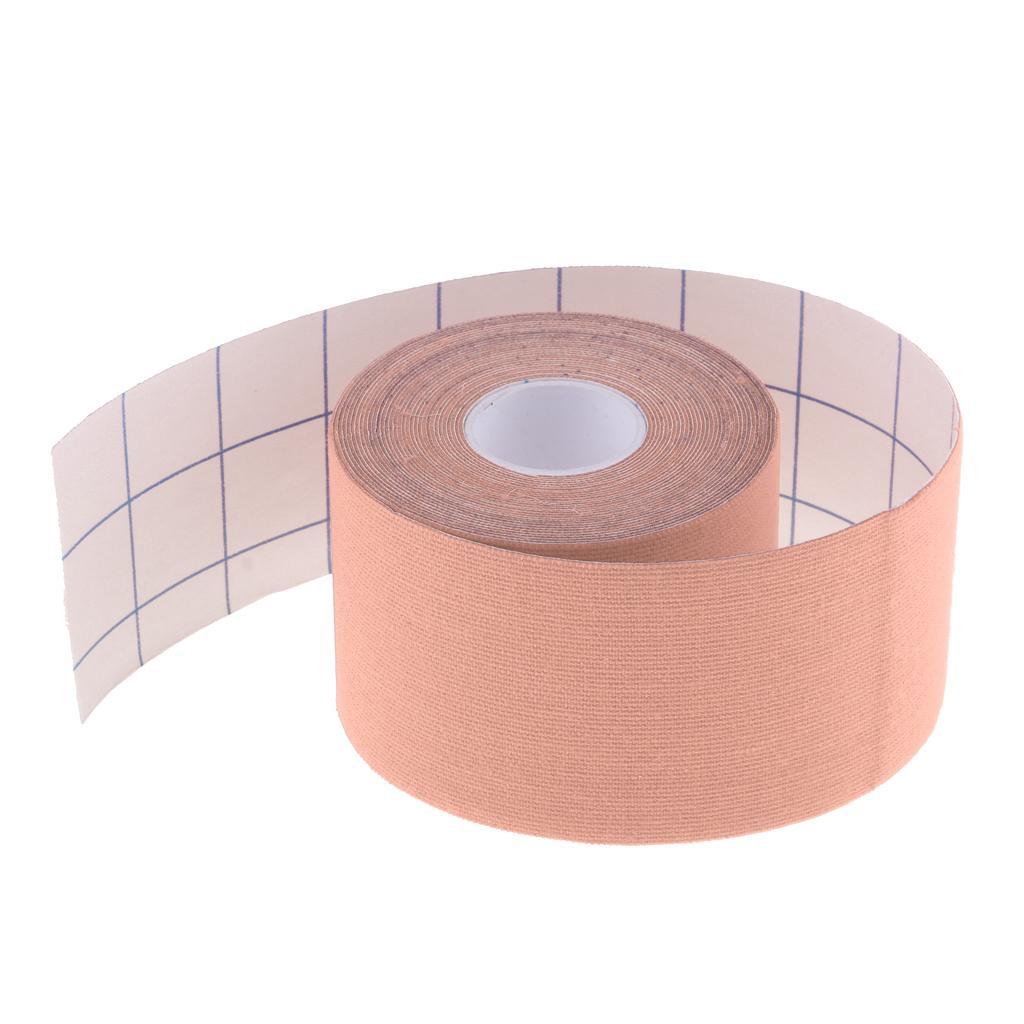 3xCotton Sports Fitness Elastic Adhesive Kinesiology Tape Workout Skin Color