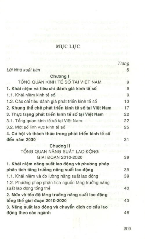 Năng Suất Lao Động Của Việt Nam Trong Bối Cảnh Kinh Tế Số (Sách Chuyên Khảo)