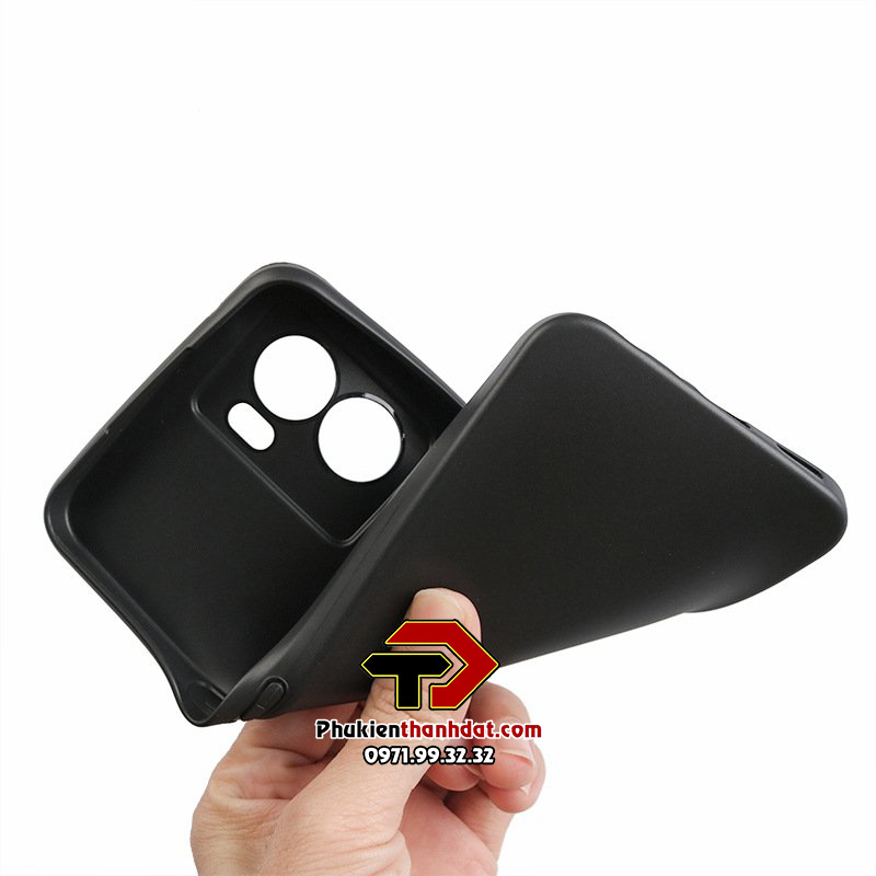Ốp lưng cho OPPO A57 dẻo màu đen bảo vệ camera sau