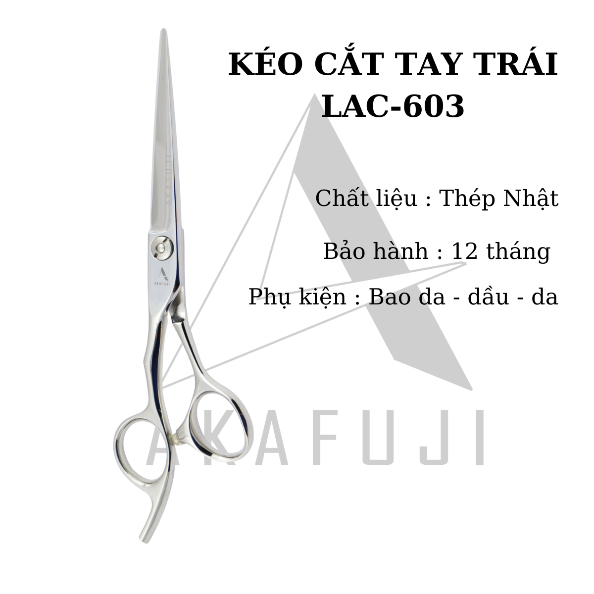 Kéo cắt tóc tay trái  LAC-603 (size 6.0 inches)