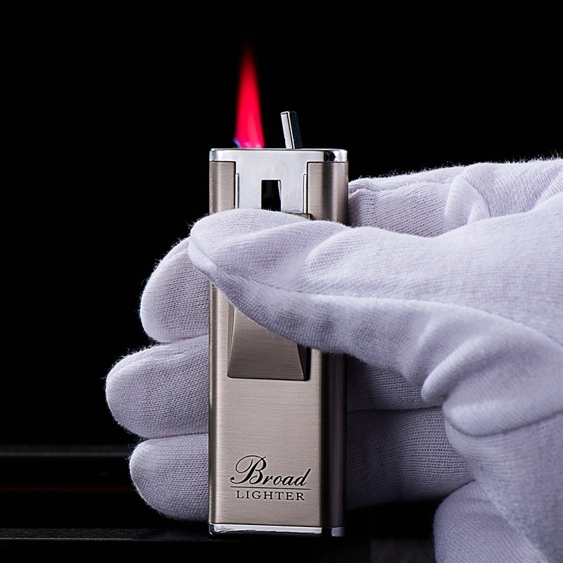 Bật Lửa Khò Trượt Broad Lighter BD270 Lửa Khò Đỏ Chắn Gió - Xài Gas