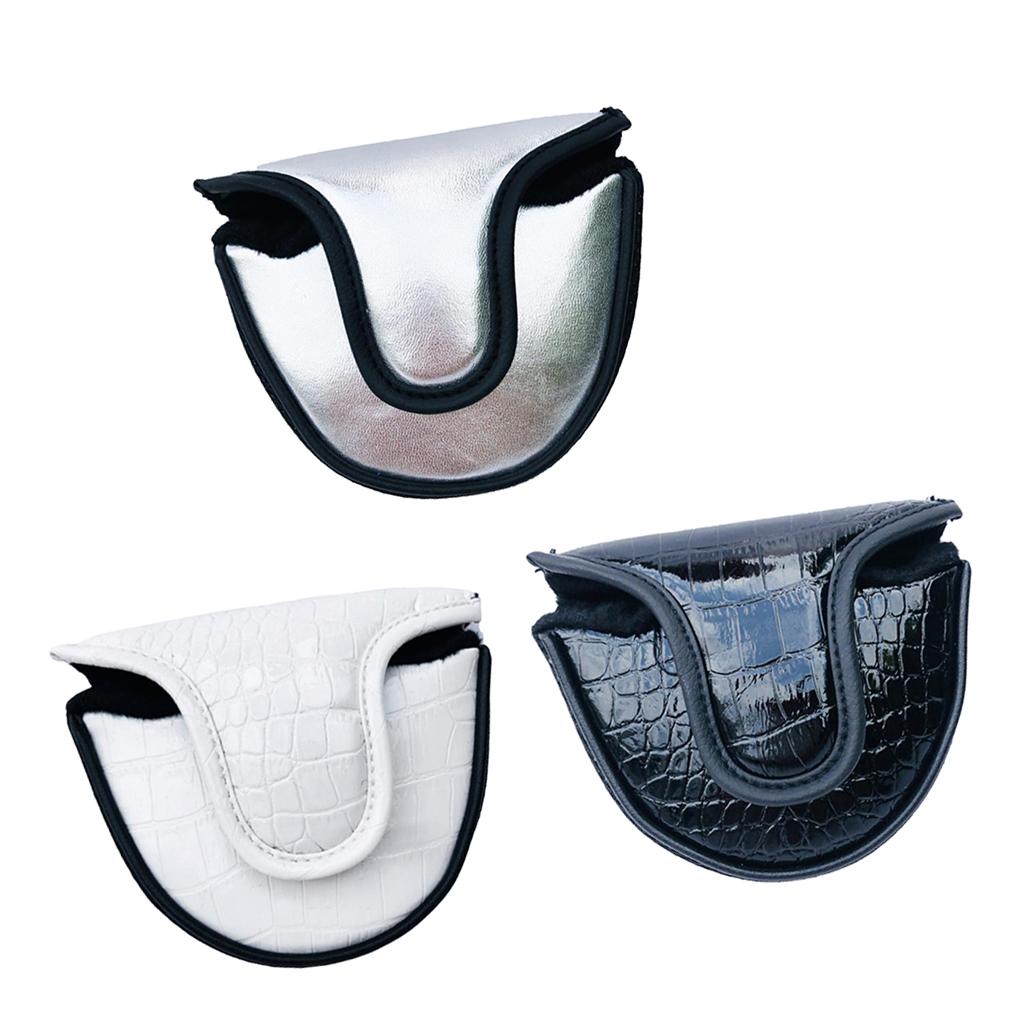 Waterproof PU Golf Mallet Head Cover Club Center Putter Headcover