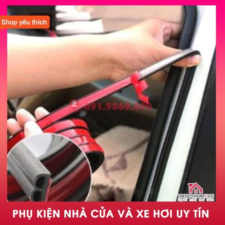 Cuộn 15 mét Gioăng cao su chống ồn chữ B cho ô tô | Ron cao su chữ B cách âm chống ồn cho xe hơi