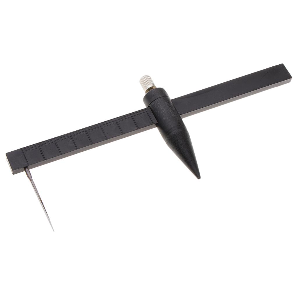Gốm sứ La Bàn Vòng Tròn Cắt Đo thước Kẹp Phanh 1 cm-34 cm Đen