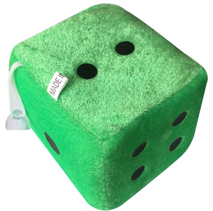Xí ngầu xốp bọc nhung 8cm