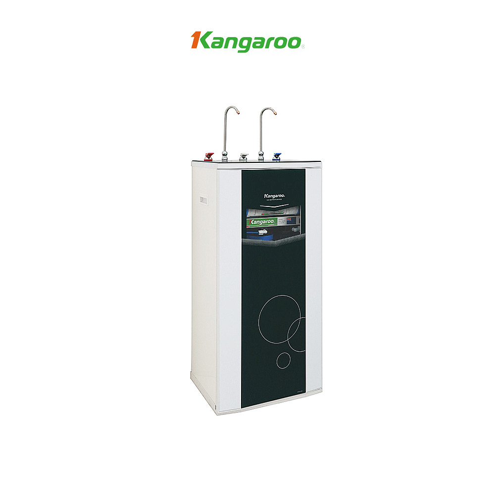 Hình ảnh Thiết bị lọc nước Kangaroo RO 2 vòi, 10 lõi KG10A3 vỏ tủ VTU màu xanh(kèm carton) - Hàng chính hãng