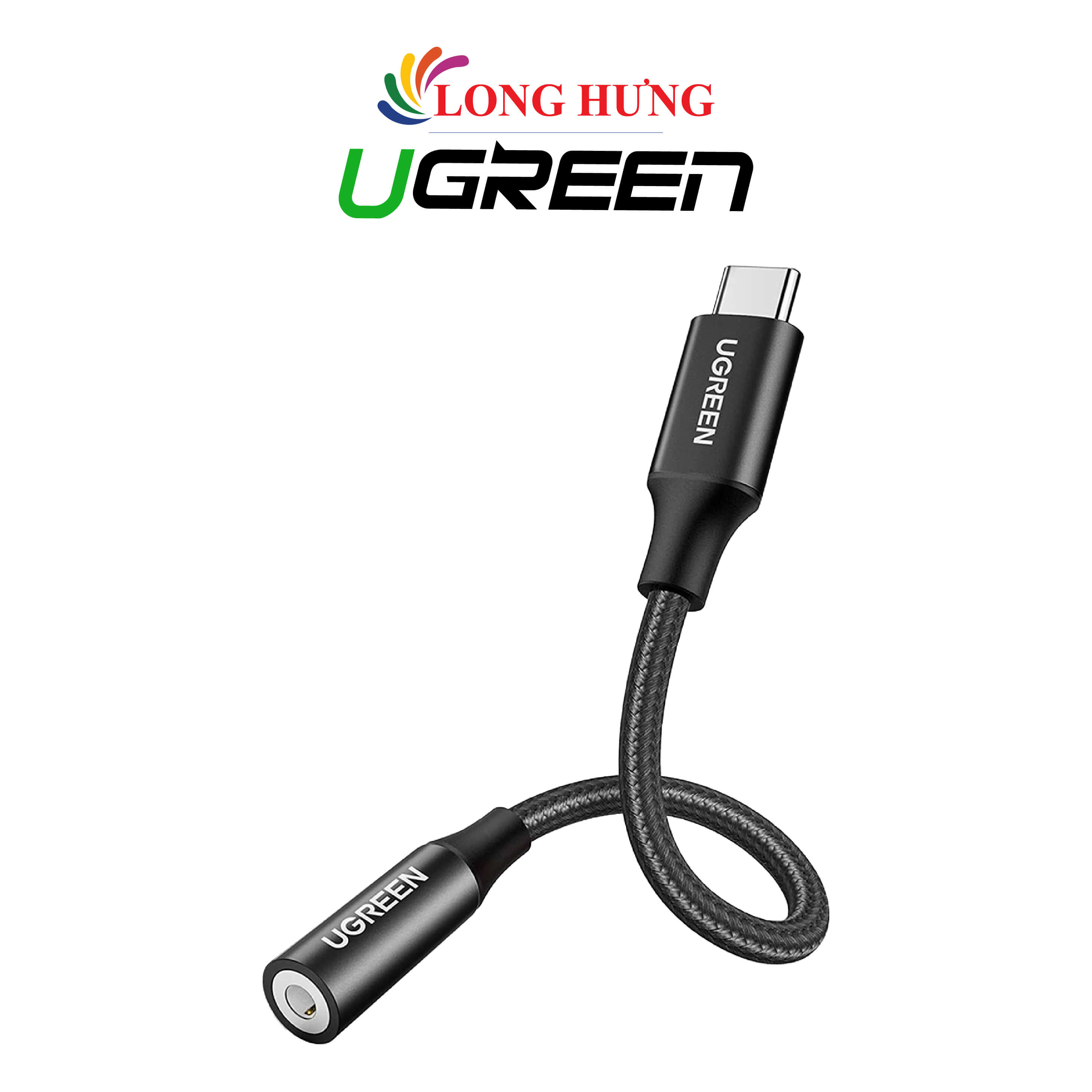 Cổng chuyển đổi Ugreen USB-C to 3.5mm Headset Adapter AV142 - Hàng chính hãng