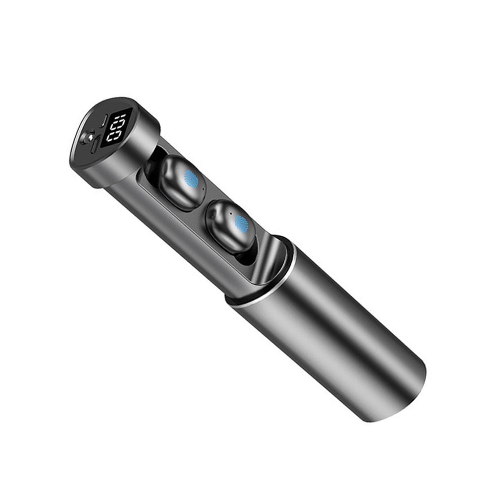 R15 Bluetooth 5.1 True Wireless Earbuds In Ear with Deep Bass Black