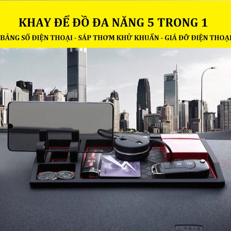Khay Để Đồ Đa Năng 5in1 VTECH Chất Liệu Pvc Cao Cấp - Hàng Nhập Khẩu