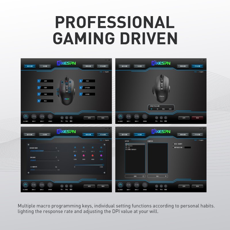 Chuột led gaming macro X11 7200dpi chống mỏi cổ tay cho máy tính hàng nhập khẩu