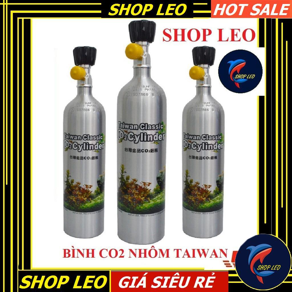 Bình Co2 TAIWAN 1 lít và VAN ĐIỆN - phụ kiện thủy sinh -shopleo
